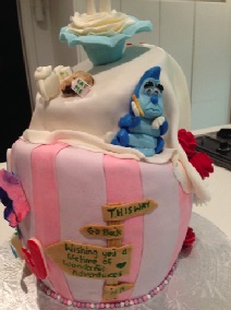 Alice in Wonderland Bridal Shower Cake Alice in Wonderland Bridal Shower Cake